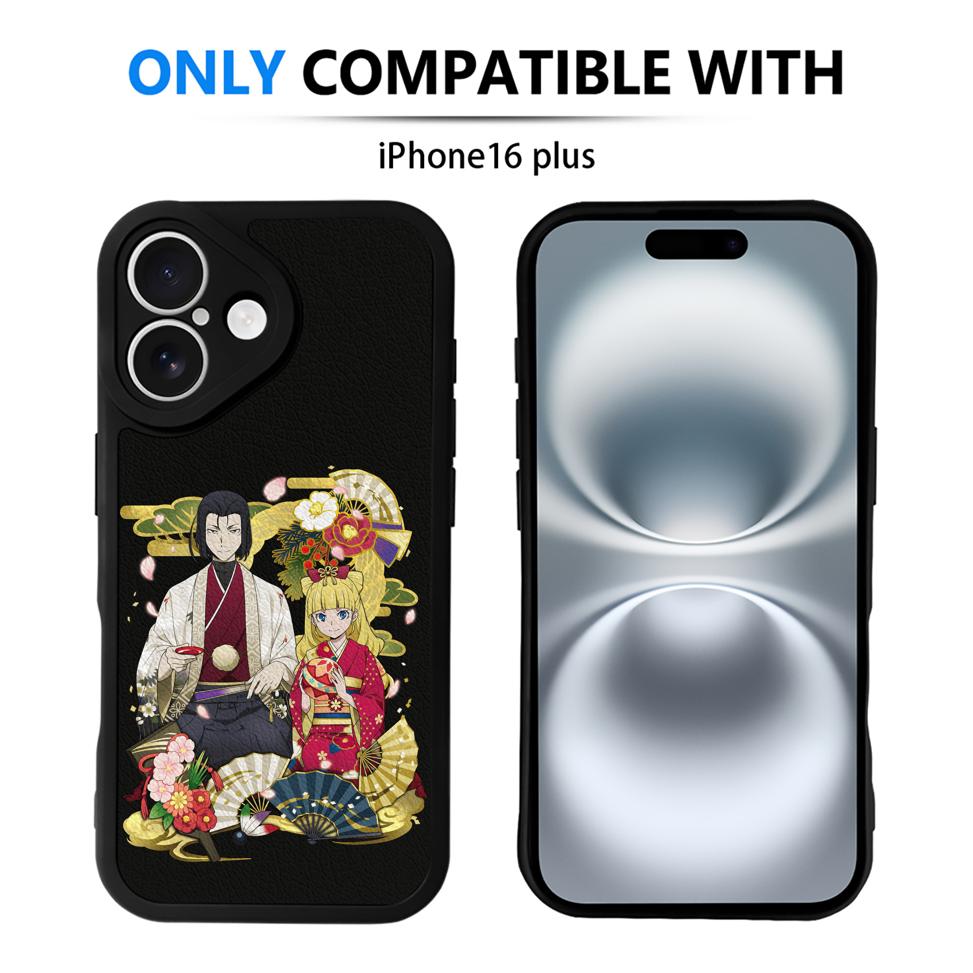 （画像用） 文豪ストレイドッグス Bungo Stray Dogs 【iPhone 16シリーズ対応】シリコンスマホケース（レザー調） 材質：シリコン